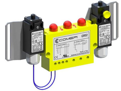 Dispositivo lampeggiante di sicurezza per armadi elettrici Logisafety